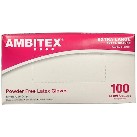LXL5201 PEC Extra Large Ambitex Powder Free Latex Glove, 1000PK